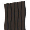 Mexen Lam-SF 01 Lam-SF 26 lamele de perete acustice 280 x 30 cm, fetru 9 mm, furnir tehnic, Stejar Negru - S106-280-26-046