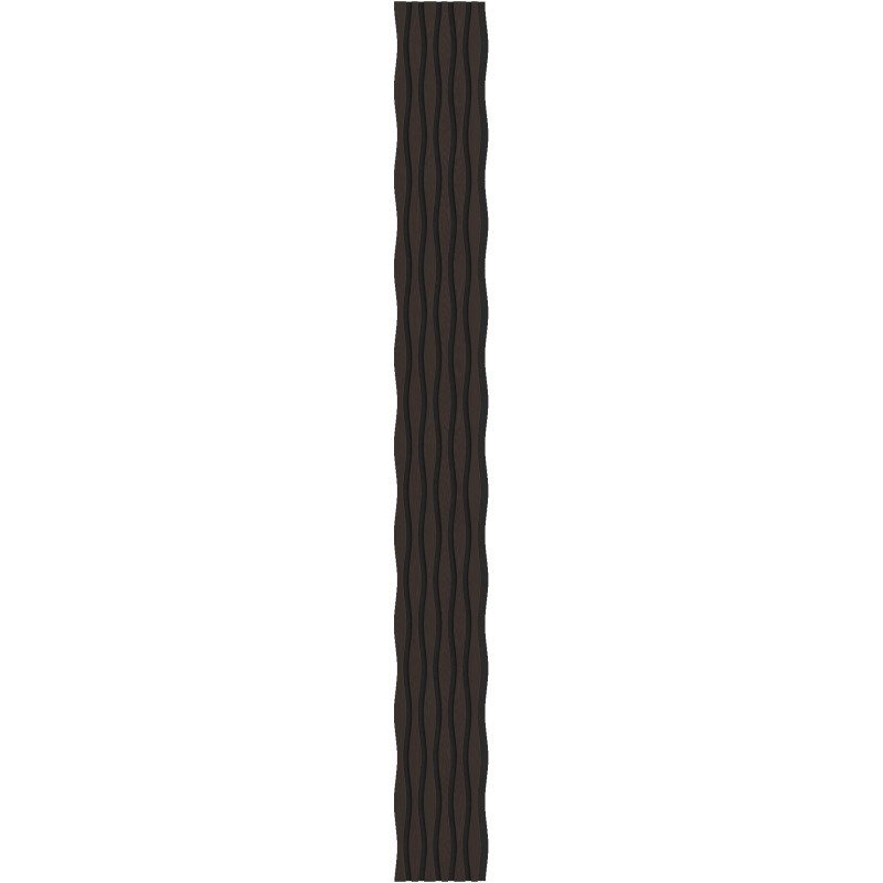 Mexen Lam-SF 01 Lam-SF 26 akusztikus falpanelek 280 x 30 cm, 9 mm filc, műszaki furnér, Fekete Tölgy - S106-280-26-046