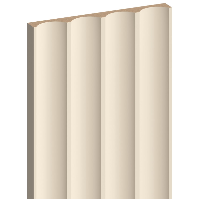 Mexen Strito 01 Strio 01 lamele de perete canelate 280 x 14,5 cm (2 buc), bej - S120-280-01-303