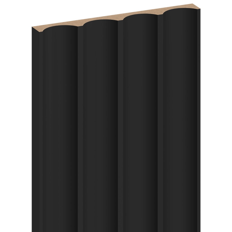 Mexen Strito 01 Strio 01 lamele de perete șanțate 280 x 14,5 cm (2 buc), negru - S120-280-01-311