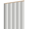 Mexen Strio 02 lamele de perete cu caneluri 280 x 14,5 cm (2 buc), gri deschis - S120-280-02-305