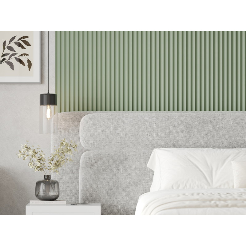 Mexen Strito 01 Strio 01 lamele de perete canelate 280 x 14,5 cm (2 buc), salvie - S120-280-01-310