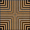Mexen Linea 02 hangszigetelő falpanel 60 x 60 cm (4 db), 9 mm filc, technikai furnér, Classic Tölgy - S110-60607-02-041