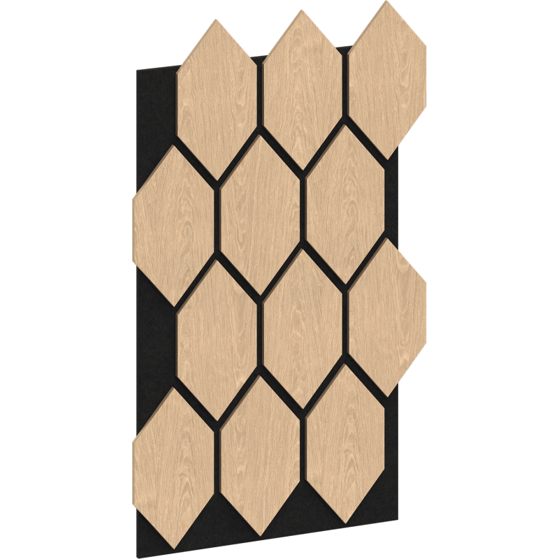 Mexen Lam-B lamele de perete 275 x 30 cm, placă HDF 4 mm, furnir tehnic, Stejar Nisipiu - S100-275307-3015-001