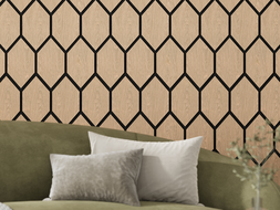 Mexen Lam-B lamele de perete 275 x 30 cm, placă HDF 4 mm, furnir tehnic, Stejar Nisipiu - S100-275307-3015-001