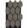 Mexen Lam-B lamele de perete 275 x 30 cm, placă HDF 4 mm, furnir tehnic, Stejar Nisipiu - S100-275307-3015-001