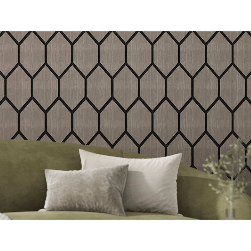 Mexen Lam-B lamele de perete 275 x 30 cm, placă HDF 4 mm, furnir tehnic, Stejar Nisipiu - S100-275307-3015-001