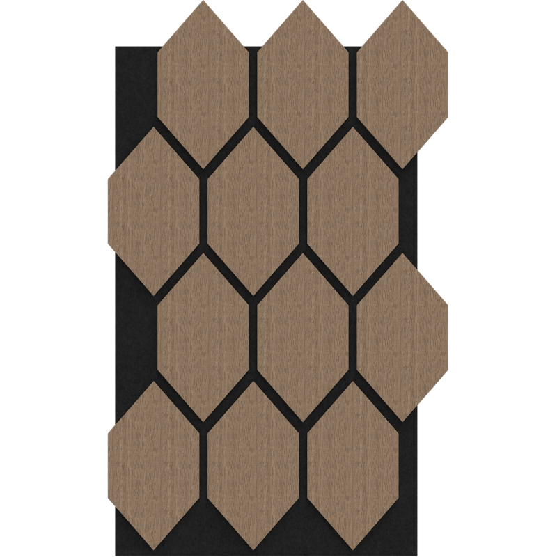 Mexen Lam-B lamele de perete 275 x 30 cm, placă HDF 4 mm, furnir tehnic, Stejar Nisipiu - S100-275307-3015-001