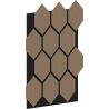 Mexen Lam-B lamele de perete 275 x 30 cm, placă HDF 4 mm, furnir tehnic, Stejar Nisipiu - S100-275307-3015-001