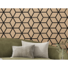 Mexen Form 02 panou de perete acustic 81 x 66 cm (4buc.), fetru 9 mm, furnir tehnic, stejar alb - S111-81667-02-040