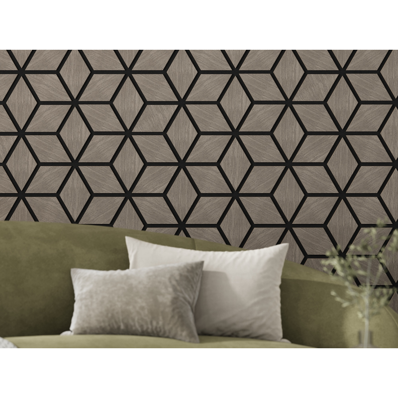 Mexen Lam-B lamele de perete 275 x 30 cm, placă HDF 4 mm, furnir tehnic, Stejar Nisipiu - S100-275307-3015-001