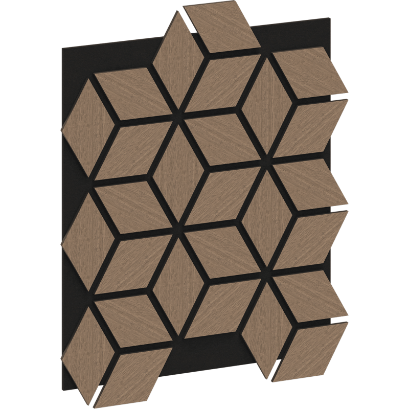 Mexen Lam-B lamele de perete 275 x 30 cm, placă HDF 4 mm, furnir tehnic, Stejar Nisipiu - S100-275307-3015-001