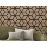 Mexen Lam-B lamele de perete 275 x 30 cm, placă HDF 4 mm, furnir tehnic, Stejar Nisipiu - S100-275307-3015-001