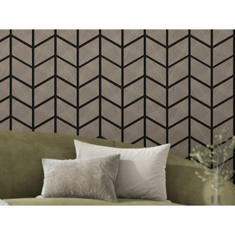 Mexen Lam-B lamele de perete 275 x 30 cm, placă HDF 4 mm, furnir tehnic, Stejar Nisipiu - S100-275307-3015-001