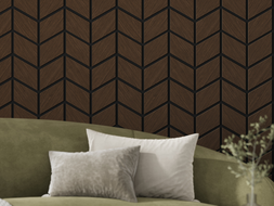 Mexen Lam-B lamele de perete 275 x 30 cm, placă HDF 4 mm, furnir tehnic, Stejar Nisipiu - S100-275307-3015-001