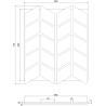 Mexen Lam-B falemezek 275 x 30 cm, 4 mm-es HDF lap, technikai furnér, Homok Tölgy - S100-275307-3015-001