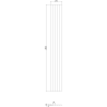 Mexen Strio 02 barázdált falécek 280 x 14,5 cm (2 db), cappuccino - S120-280-02-304