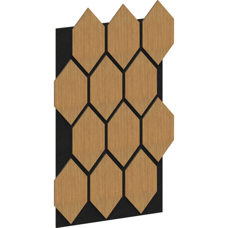 Mexen Lam-B lamele de perete 275 x 30 cm, placă HDF 4 mm, furnir tehnic, Stejar Nisipiu - S100-275307-3015-001