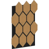 Mexen Lam-B falemezek 275 x 30 cm, 4 mm-es HDF lap, technikai furnér, Homok Tölgy - S100-275307-3015-001