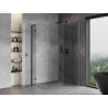 Mexen Mist-H L Duo jobbos zuhanykabin 85 x 115 cm, átlátszó, gun gray kefélt - 8A5L-085L-115P-66-00