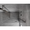 Mexen Mist-H L Duo cabină de duș cu deschidere spre dreapta 75 x 85 cm, transparent, metal pistol - 8A5L-075L-085P-95-00