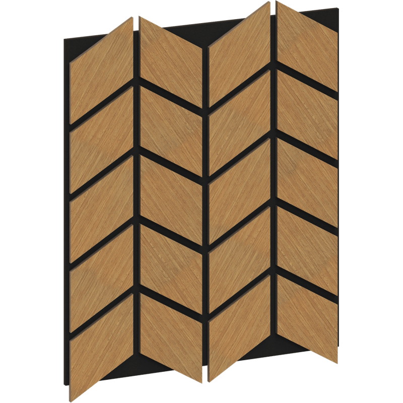 Mexen Form 03 panou de perete acustic 71,5 x 58 cm (4buc.), fetru 9 mm, furnir tehnic, Stejar Clasic - S111-71587-03-041