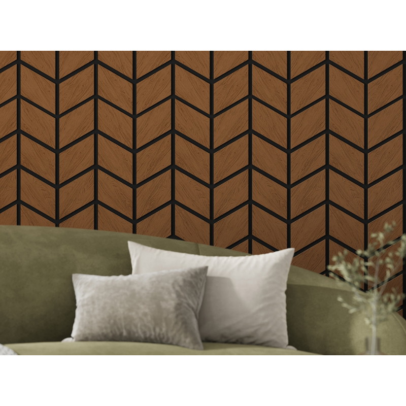 Mexen Form 03 panou de perete acustic 71,5 x 58 cm (4 buc.), fetru 9 mm, furnir tehnic, stejar natural - S111-71587-03-042