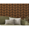 Mexen Form 03 akuszitikus fali panel 71,5 x 58 cm (4 db), 9 mm nemez, technikai furnér, Természetes Tölgy - S111-71587-03-042