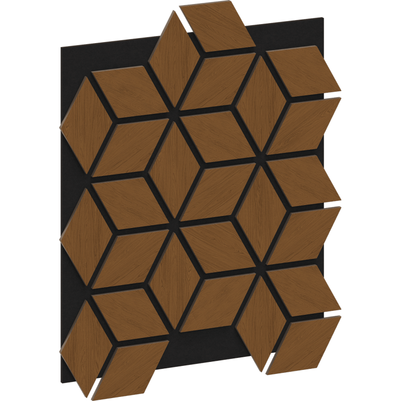 Mexen Lam-B lamele de perete 275 x 30 cm, placă HDF 4 mm, furnir tehnic, Stejar Nisipiu - S100-275307-3015-001