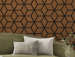 Mexen Form 02 panou de perete acustic 81 x 66 cm (4 buc.), fetru 9 mm, furnir tehnic, stejar natural - S111-81667-02-042