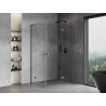 Mexen Mist-H L Duo cabină de duș rabatabilă dreapta 80 x 110 cm, transparentă, metal armat - 8A5L-080L-110P-95-00