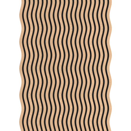 Mexen Lam-SF 01 lamele de perete acustice 280 x 30 cm, fetru 9 mm, furnir tehnic, Stejar alb - S106-280-01-040
