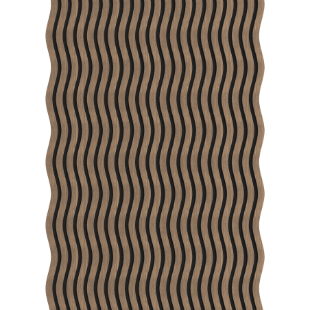 Mexen Lam-SF 01 Akusztikus falécek 280 x 30 cm, 9 mm filc, műszaki furnér, Sötét Dió - S106-280-01-044