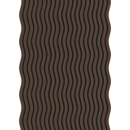 Mexen Lam-SF 01 akuszitikus fali lamellák 280 x 30 cm, 9 mm-es filc, technikai furnér, Mokka Tölgy - S106-280-01-045