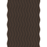 Mexen Lam-SF 01 akuszitikus fali lamellák 280 x 30 cm, 9 mm-es filc, technikai furnér, Mokka Tölgy - S106-280-01-045