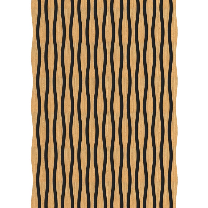 Mexen Lam-SF 01 Lam-SF 26 lamele de perete acustice 280 x 30 cm, fetru 9 mm, furnir tehnic, Stejar Clasic - S106-280-26-041