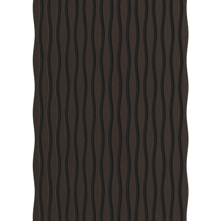 Mexen Lam-SF 01 Lam-SF 26 akusztikus falpanelek 280 x 30 cm, 9 mm filc, műszaki furnér, Fekete Tölgy - S106-280-26-046