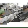 Mexen Andres Chiuvetă de granit de 1,5 compartiment cu picurător și baterie de bucătărie Telma, gri - 6515-71-670200-50