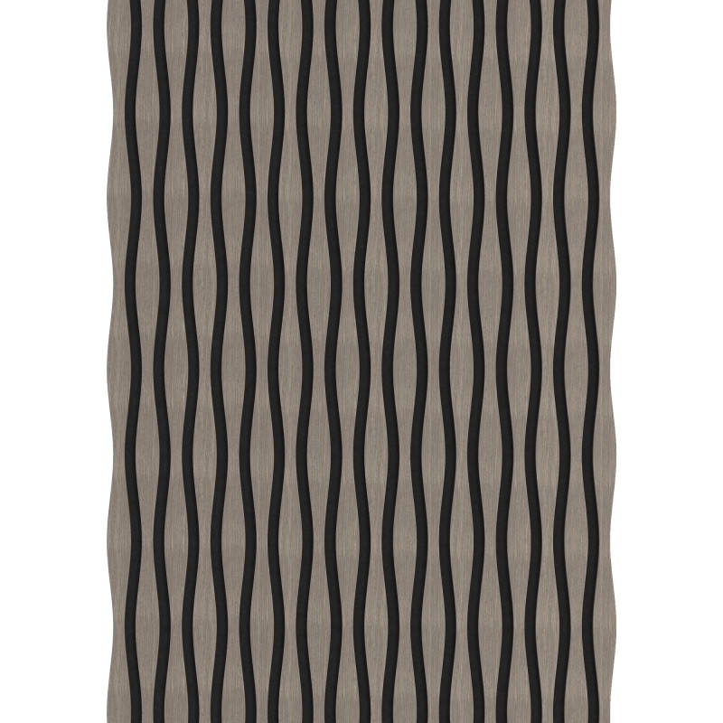 Mexen Lam-SF 01 Lam-SF 26 akusztikus falemezek 280 x 30 cm, 9 mm filc, technikai furnér, Szürke Tölgy - S106-280-26-043