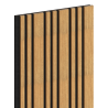Mexen Lam-F Slim 01 akusztius falécek 280 x 36,5 cm, 9 mm filc, technikai furnér, Classic Tölgy - S107-280-01-041