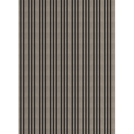 Mexen Lam-F Slim 01 akuszitikus fali lécek 280 x 36,5 cm, 9 mm filc, technikai furnér, Szürke Tölgy - S107-280-01-043