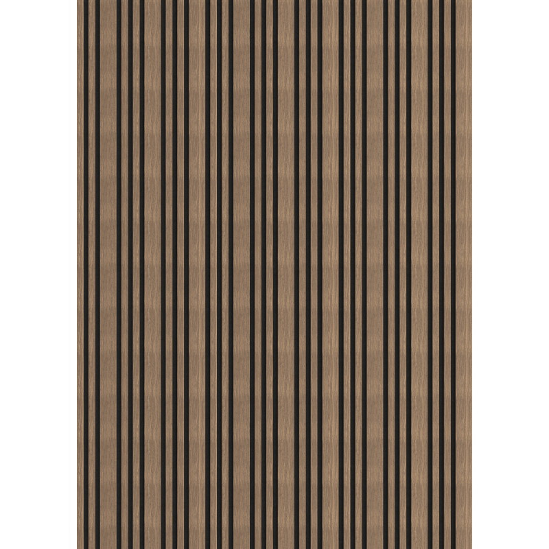 Mexen Lam-F Slim 01 280 x 36,5 cm-es akusztikus falpanelek, 9 mm-es filc, technikai furnér, Sötét Dió - S107-280-01-044