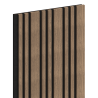 Mexen Lam-F Slim 01 280 x 36,5 cm-es akusztikus falpanelek, 9 mm-es filc, technikai furnér, Sötét Dió - S107-280-01-044