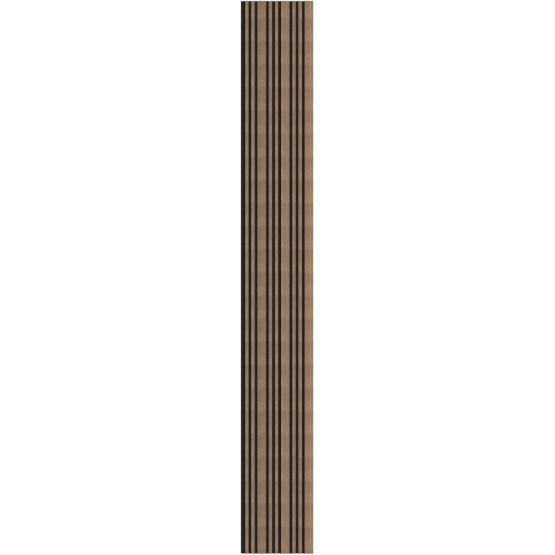 Mexen Lam-F Slim 01 280 x 36,5 cm-es akusztikus falpanelek, 9 mm-es filc, technikai furnér, Sötét Dió - S107-280-01-044