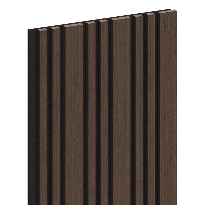 Mexen Lam-F Slim 01 lamele de perete acustice 280 x 36,5 cm, fetru 9 mm, furnir tehnic, Stejar Mocca - S107-280-01-045