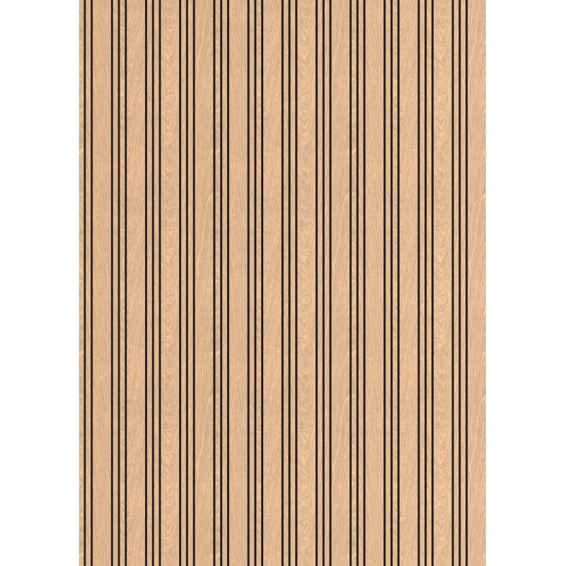 Mexen Lam-F Nano 01 lamele de perete acustice 280 x 32,4 cm, fetru 9 mm, furnir tehnic, Stejar Alb - S108-280-01-040