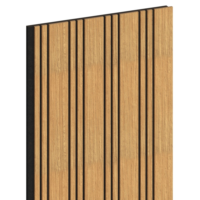 Mexen Lam-F Nano 01 280 x 32,4 cm-es akusztikus fali lamellák, 9 mm-es filc, műszaki furnér, Classic Tölgy - S108-280-01-041
