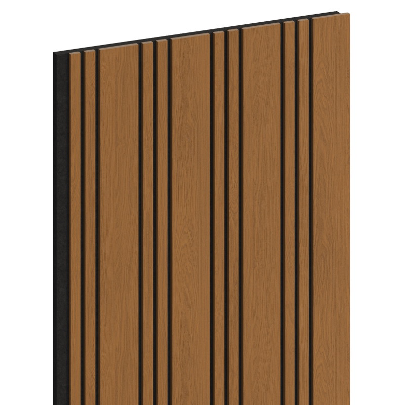 Mexen Lam-F Nano 01 lamele de perete acustice 280 x 32,4 cm, fetru 9 mm, furnir tehnic, Stejar Natural - S108-280-01-042