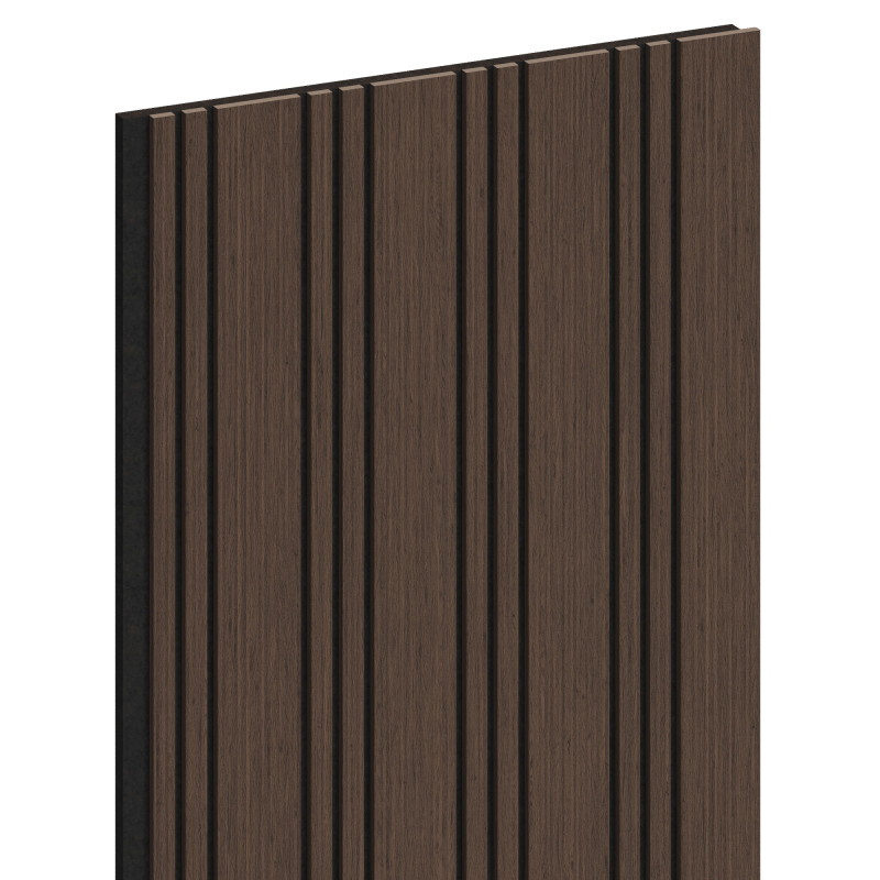 Mexen Lam-F Nano 01 lamele de perete acustice 280 x 32,4 cm, fetru 9 mm, furnir tehnic, Stejar Mocca - S108-280-01-045