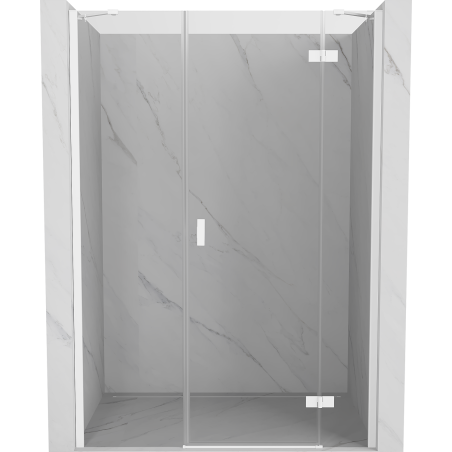 Mexen Mist-H ușă de duș batantă dreaptă 120 cm, transparentă, albă - 8A5-120-001-20-00-P